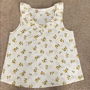 Dressy Tank Sunflower Tank Top